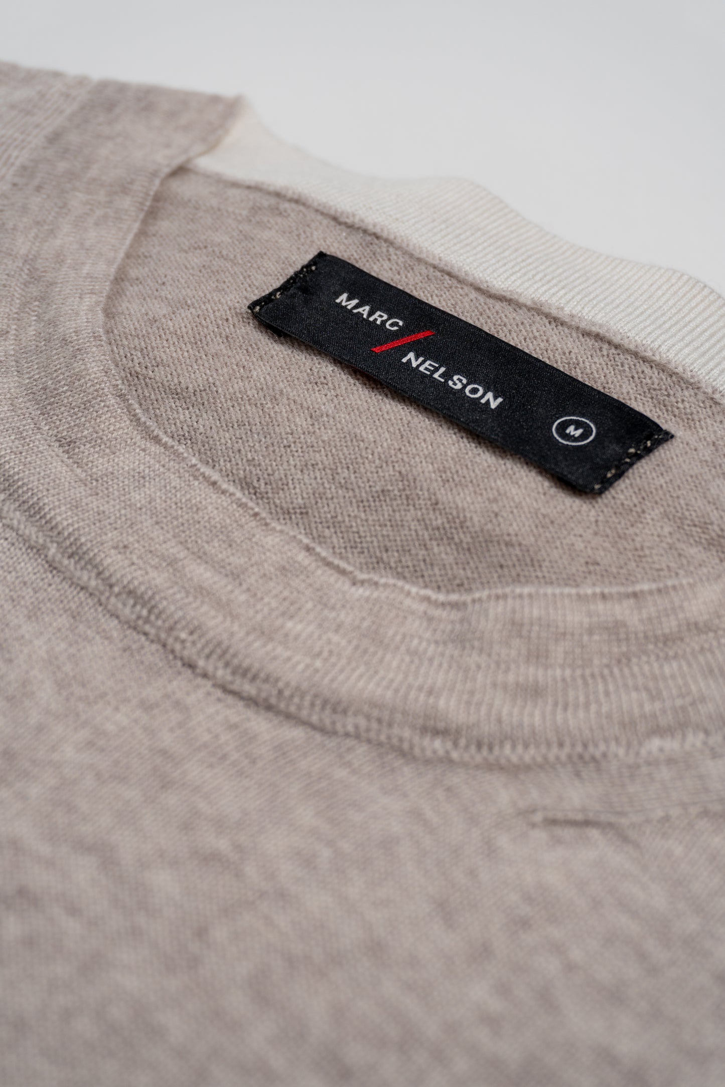 The Merino Wool Crewneck Sweater Beige