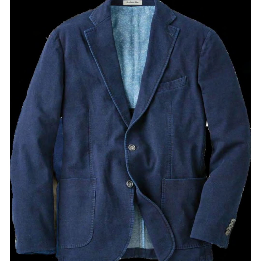 The Denim Knit Blazer
