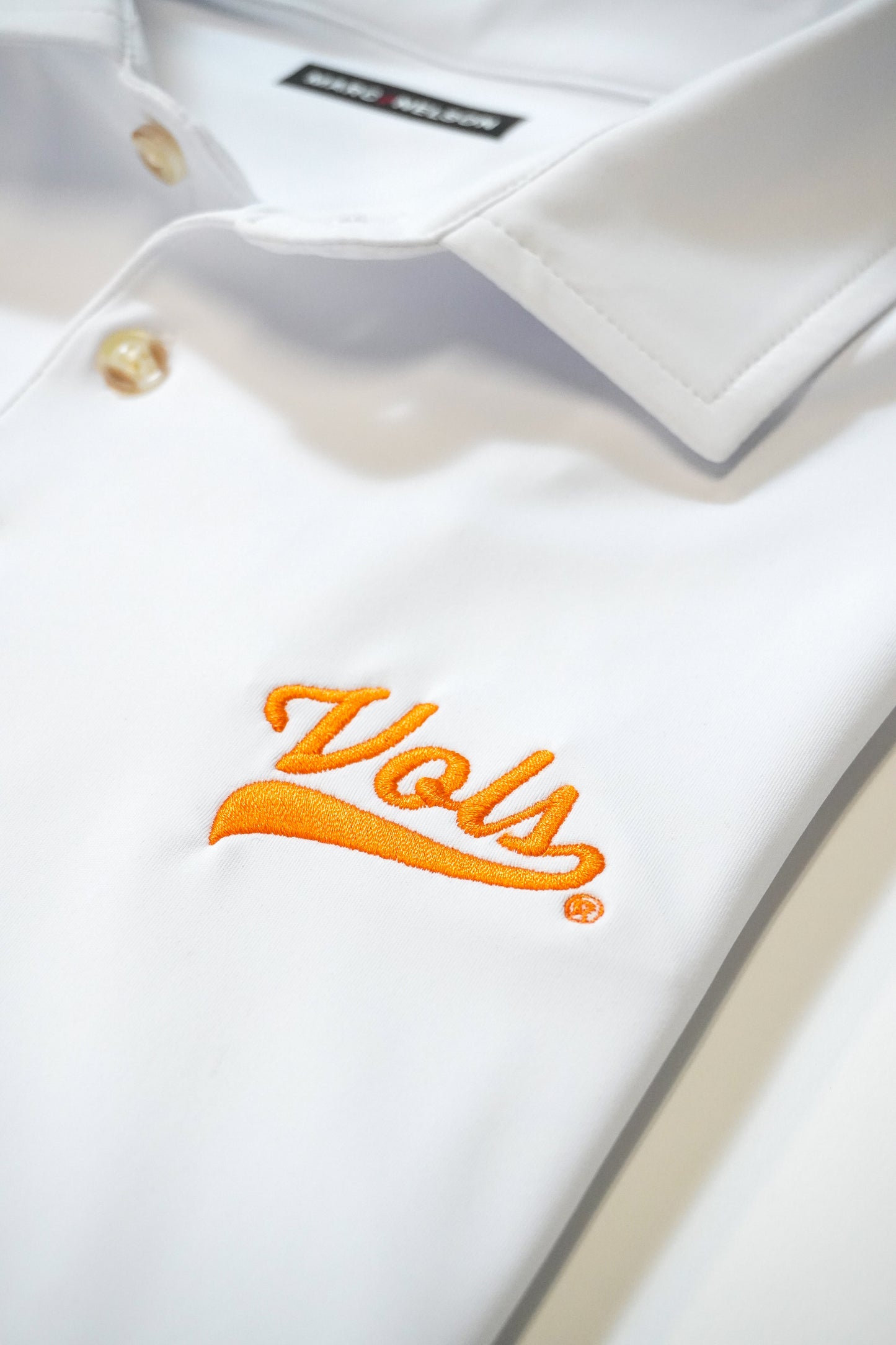 Vols White Golf Polo