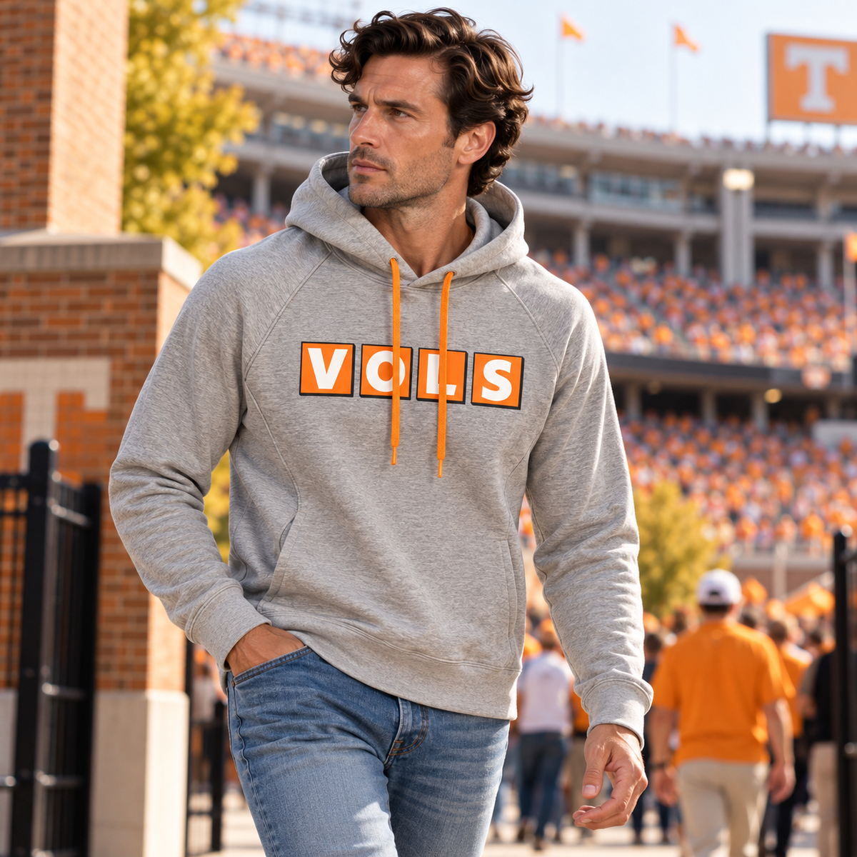 Vols Scoreboard Hoodie - Heather Grey