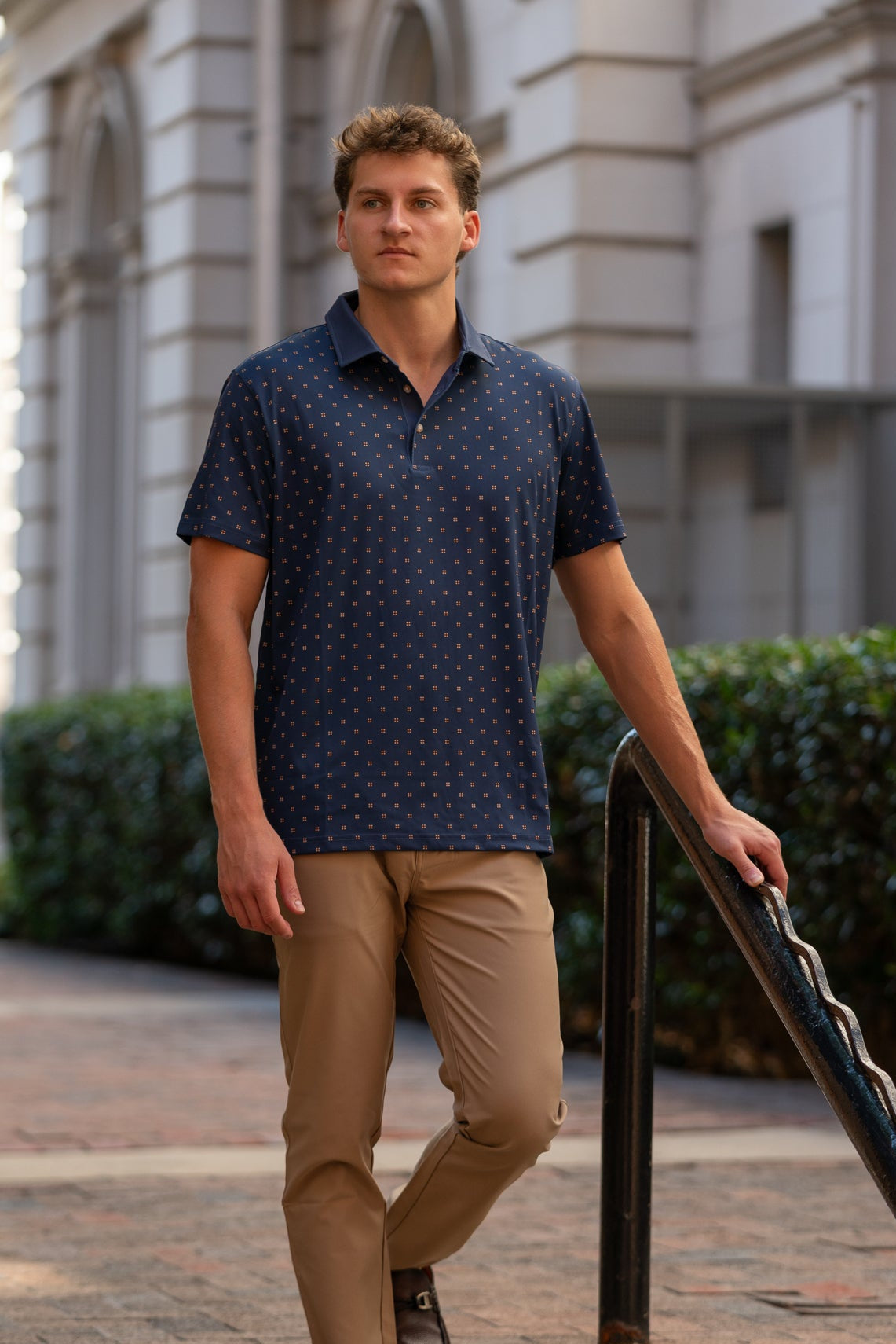 Four Point Golf Polo Navy