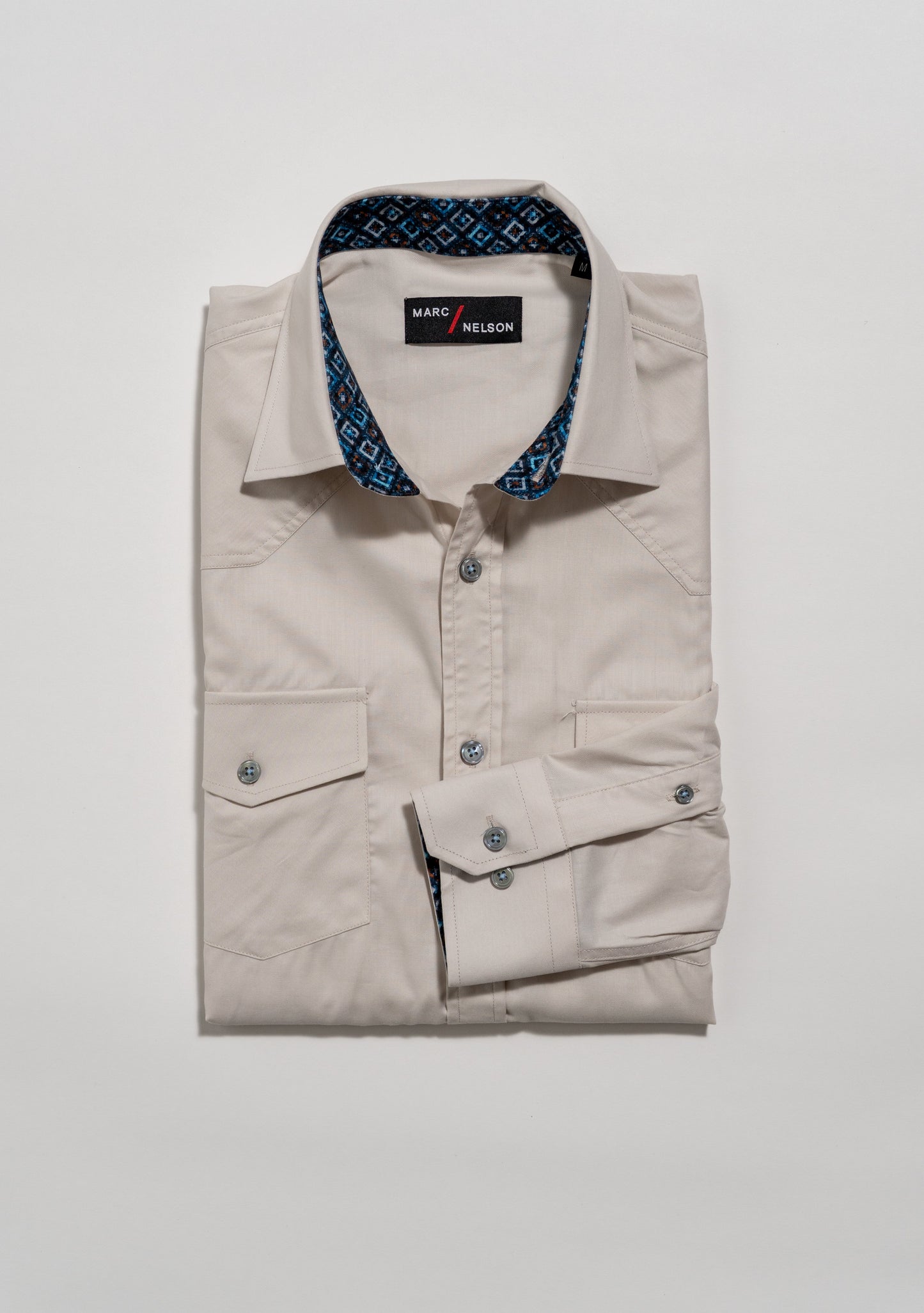 Tencel Western Shell Button Shirt