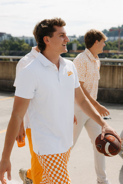 Vols White Golf Polo