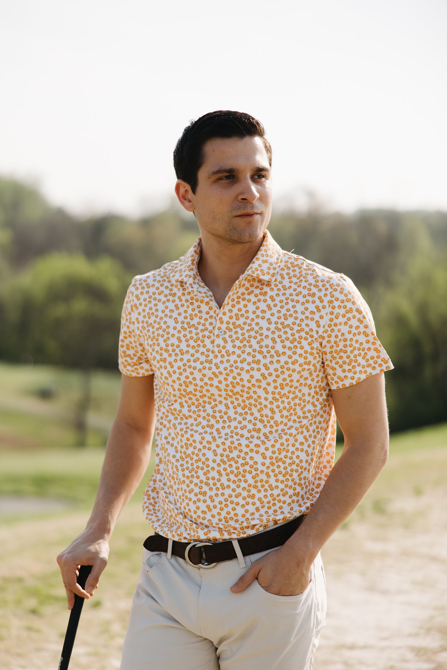 Big Orange Golf Polo