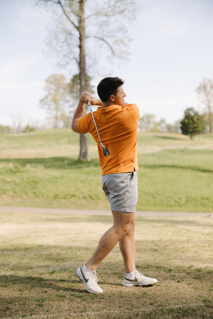 Just Right Orange Golf Polo