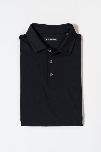 Marc Nelson Golf Polo - Black