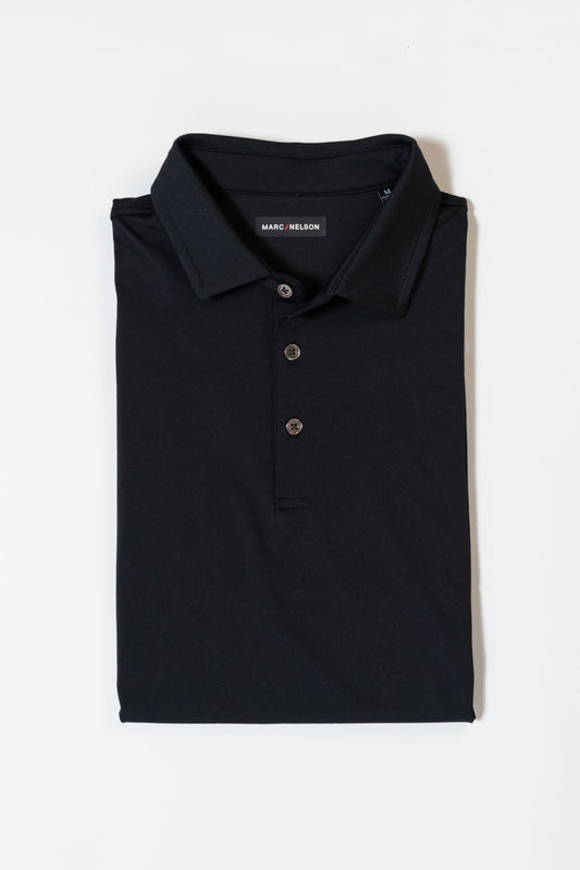 Marc Nelson Golf Polo - Black