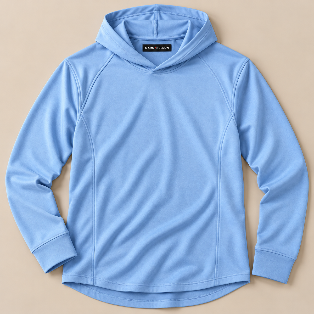 Brushed Performance Hoodie – Bonnie Blue