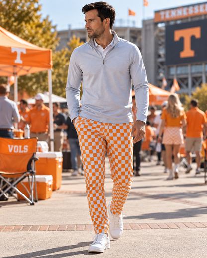 The George Hybrid Pant UT Checkerboard