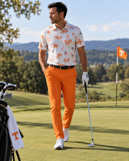 The George Hybrid Pant Orange