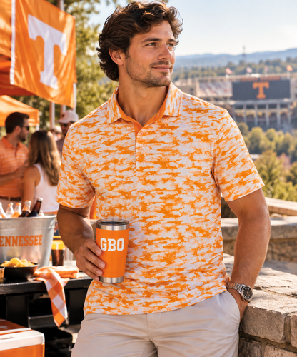 Orange Haze Performance Polo