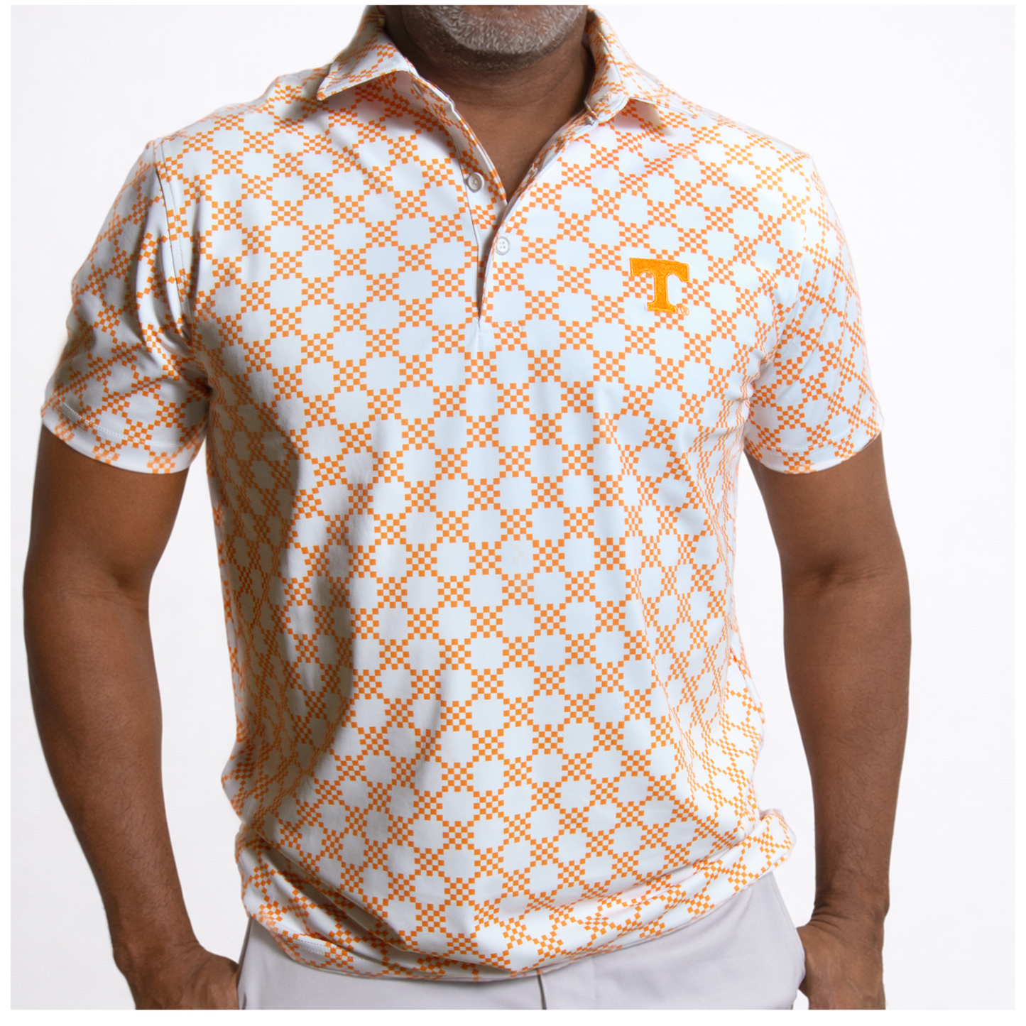 UT Checkerboard Golf Polo
