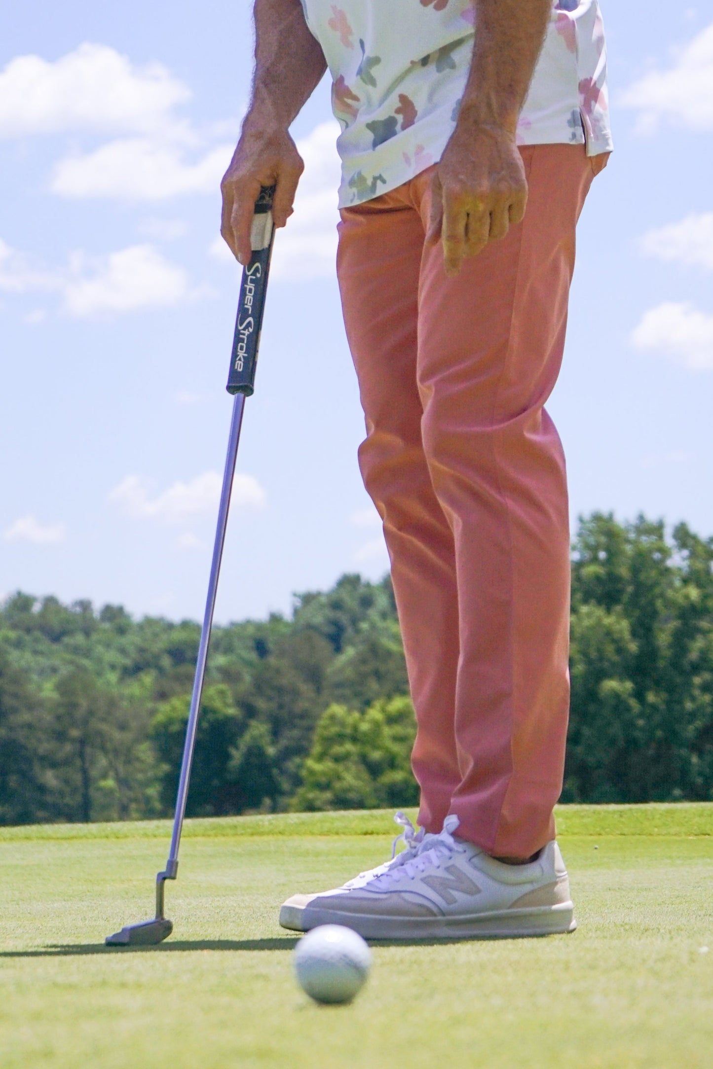 The George Hybrid Pant Salmon