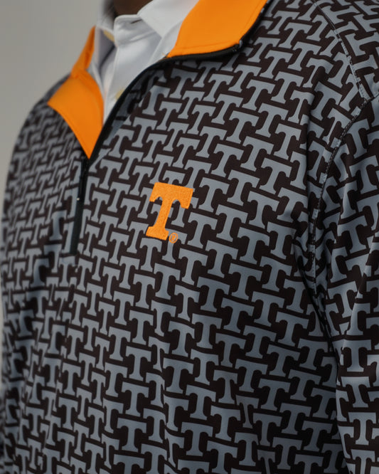 UT Black Tossed T's Quarter Zip