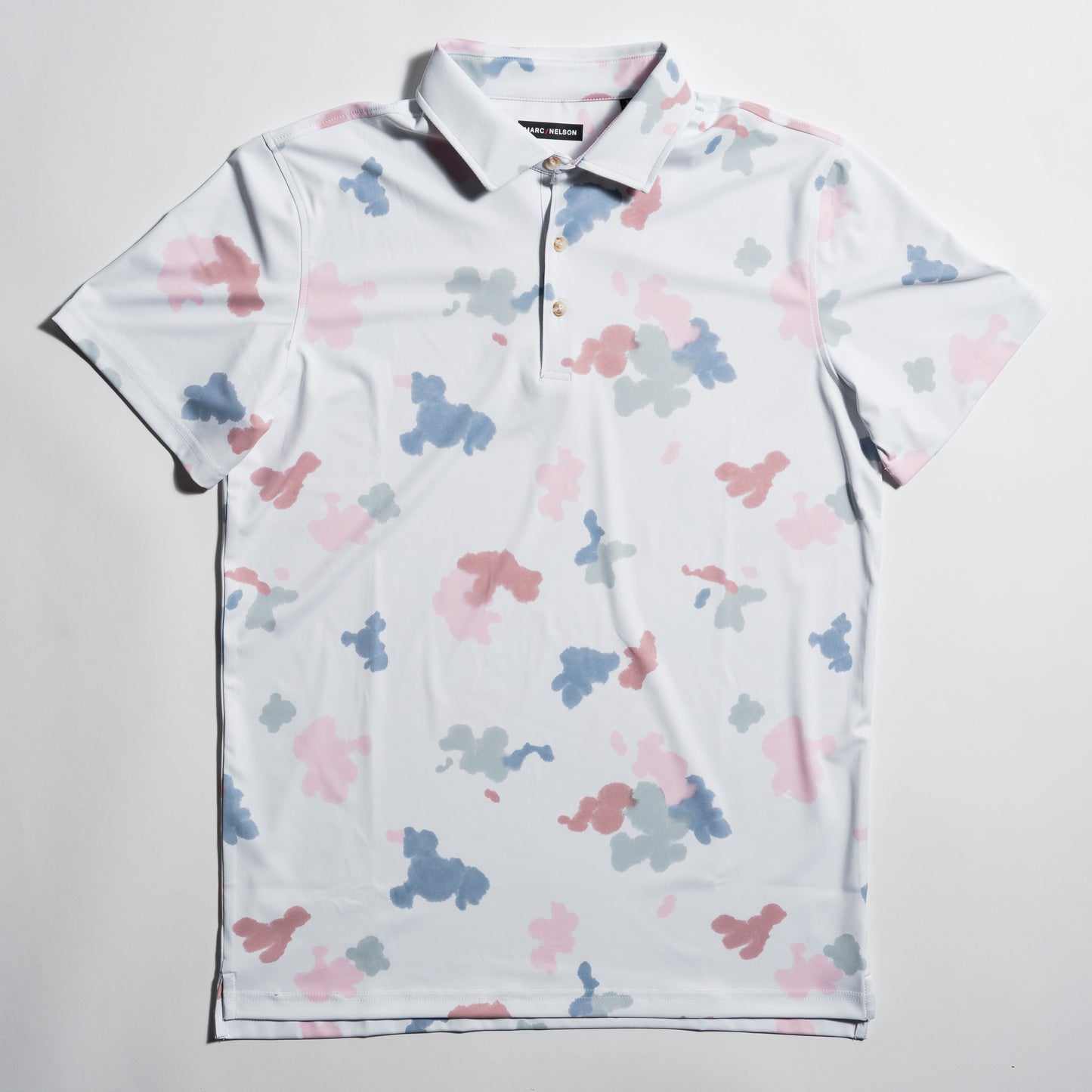 Spring Splash Print Golf Polo
