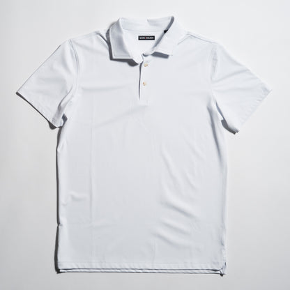White Golf Polo