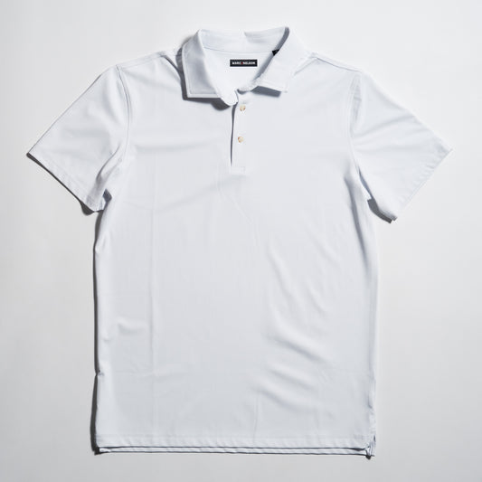White Golf Polo