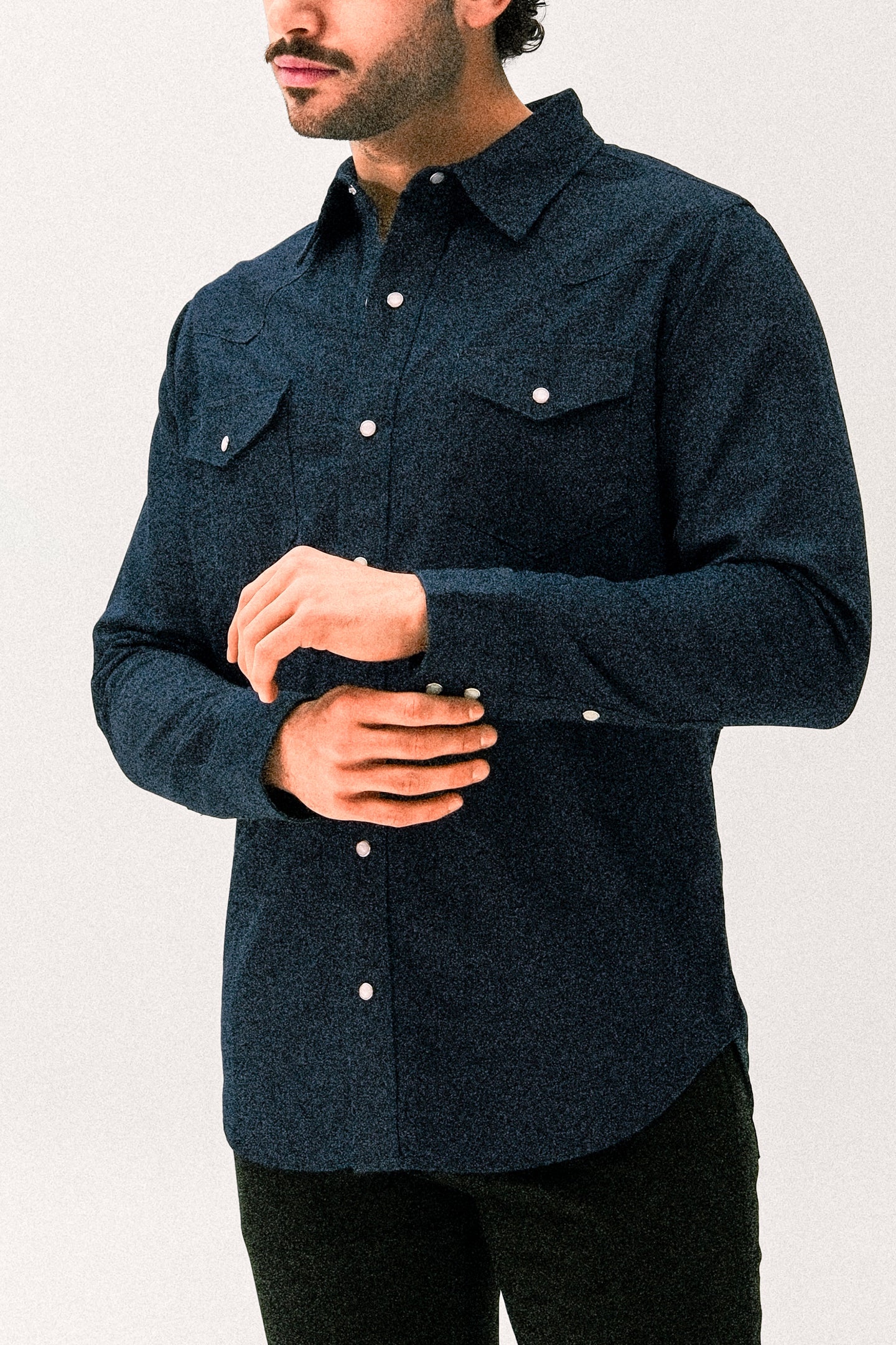 Wild West Dark Wash Denim Shirt