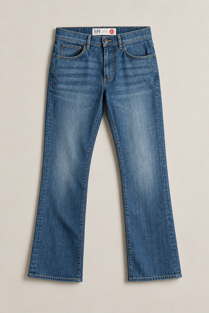 The Boot Cut Medium Wash Denim