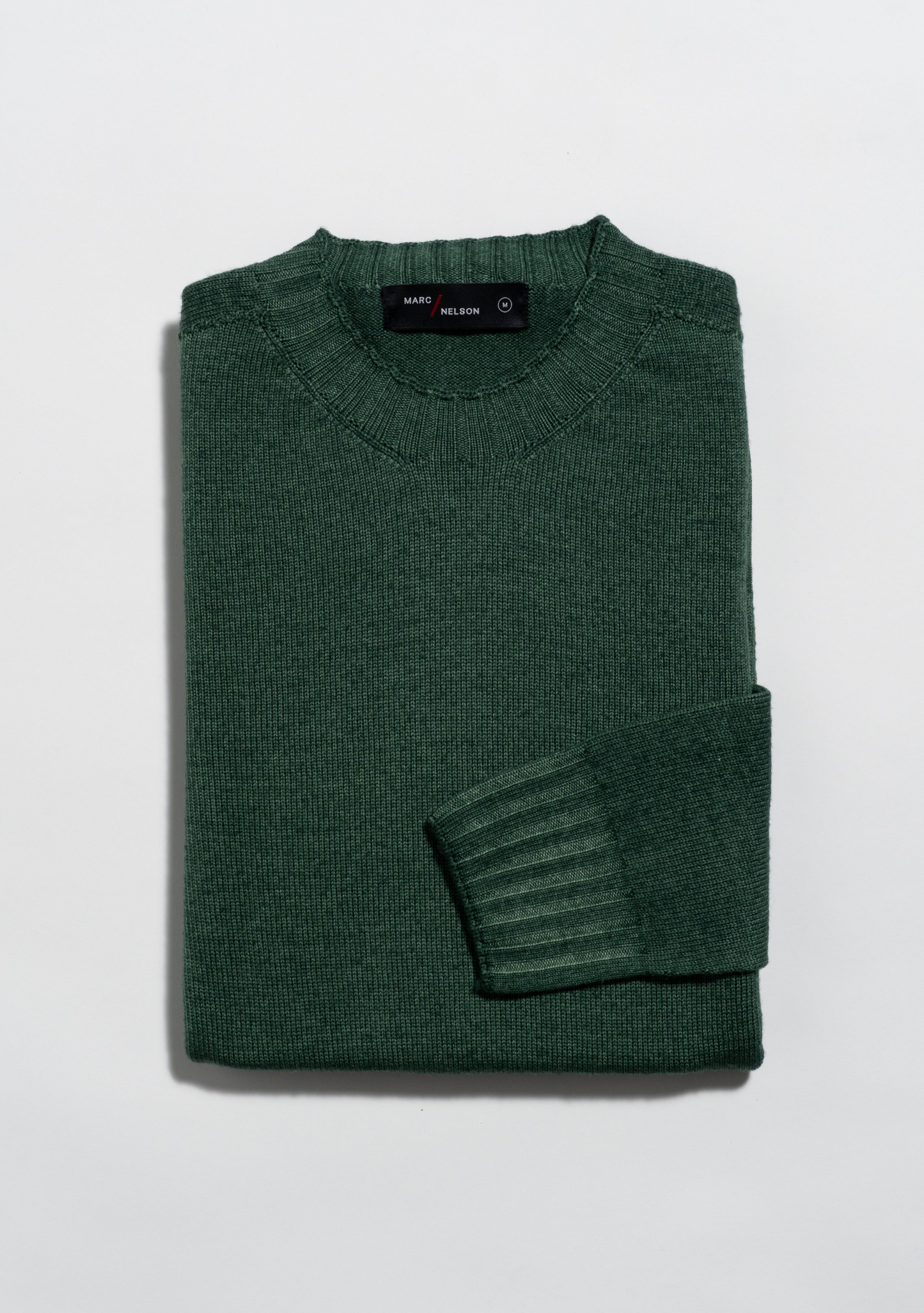The Knit Dye Crewneck Sweater Dark Green