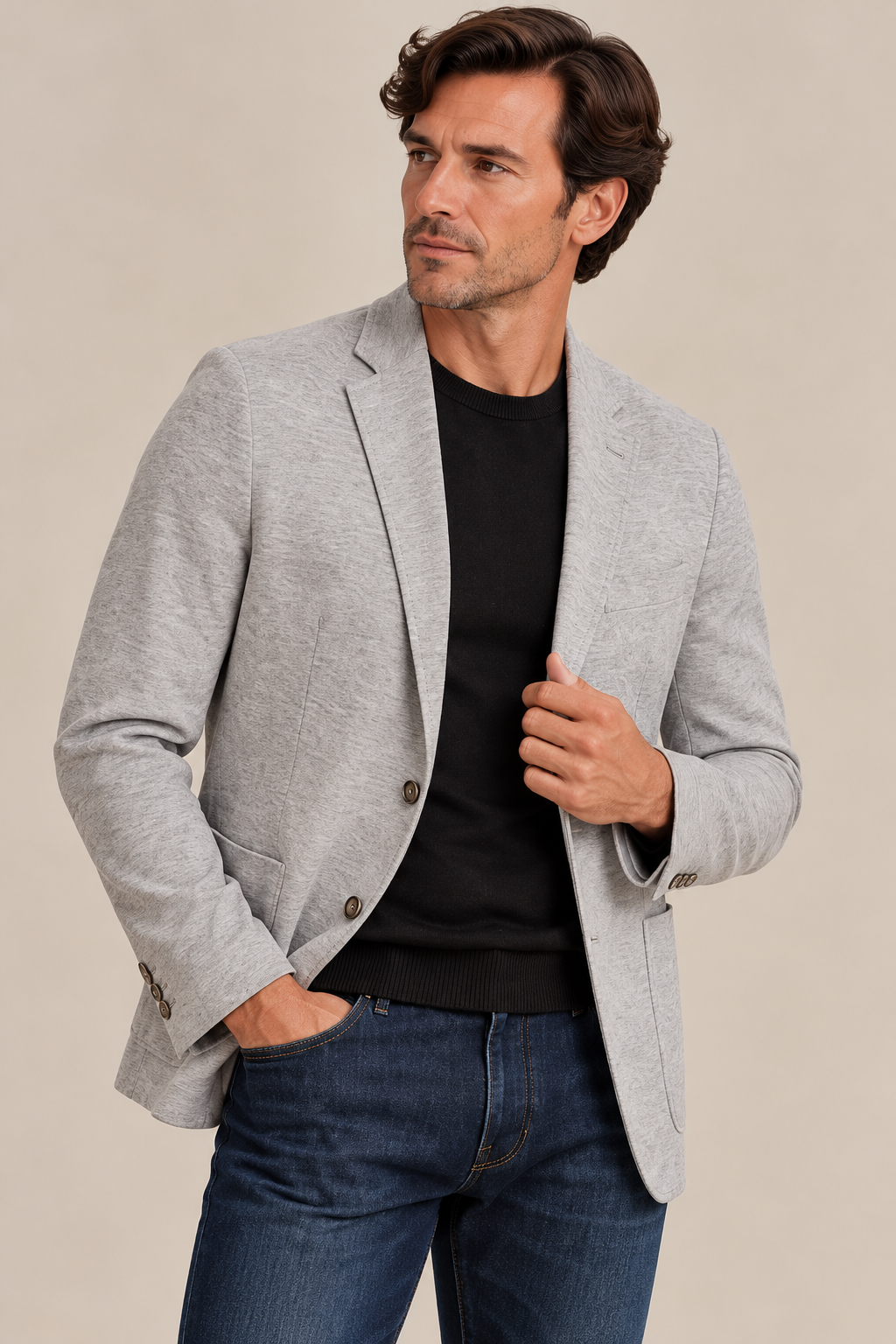 The Milano Ultralight Knit Blazer in 4 Colors