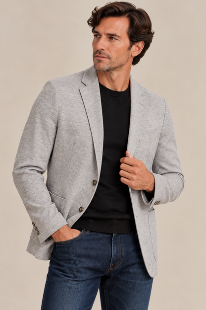 The Milano Ultralight Knit Blazer in 4 Colors