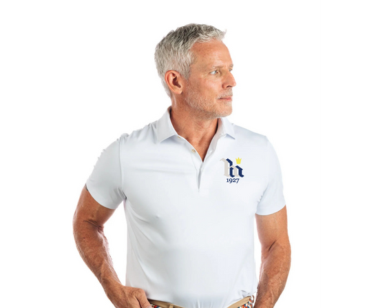 Holston Hills White Golf Polo