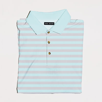 Ice Stripe Golf Polo