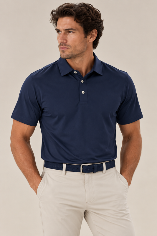 Navy Golf Polo