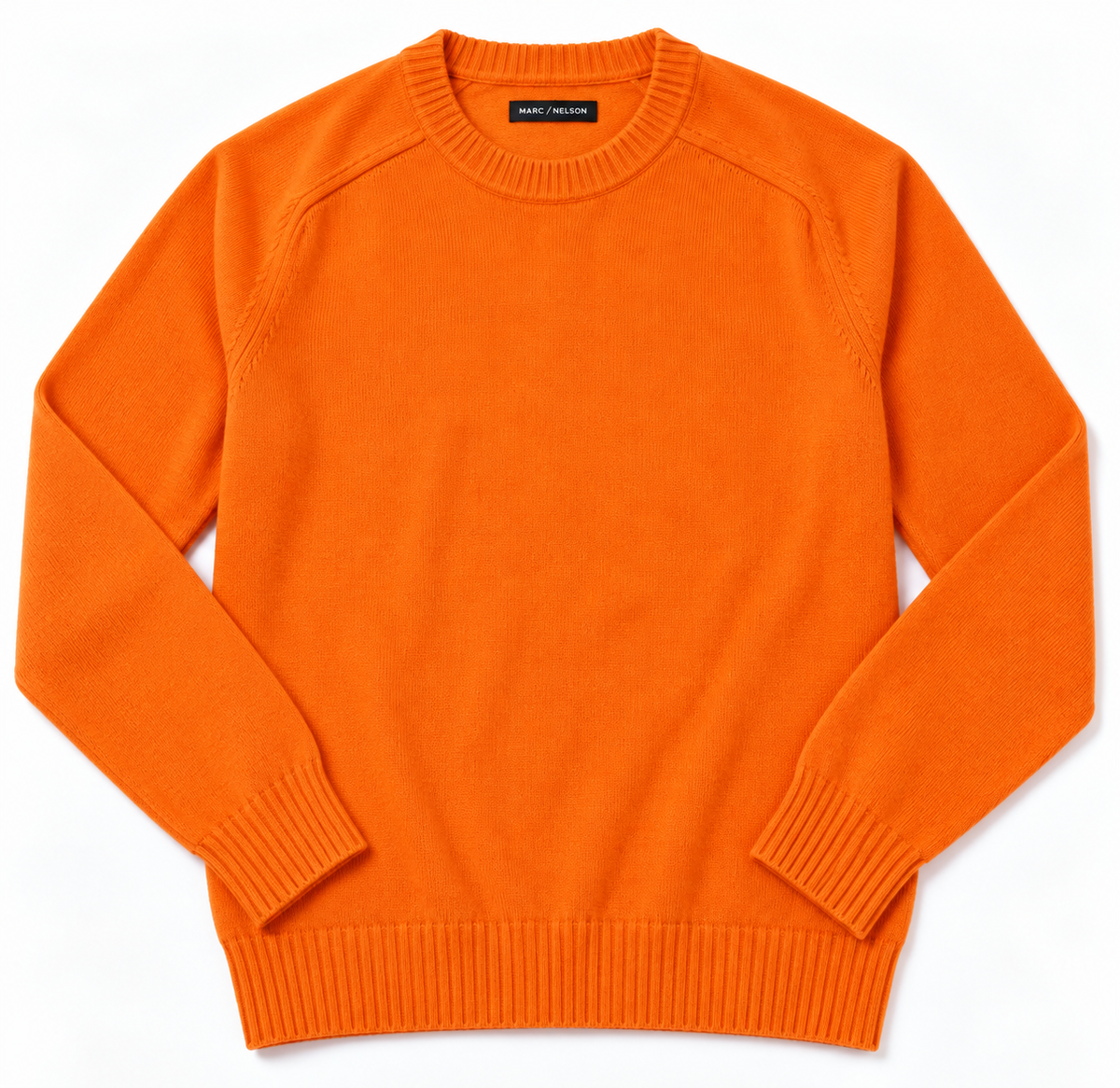 The Nelson Cotton Cashmere Crew - Orange