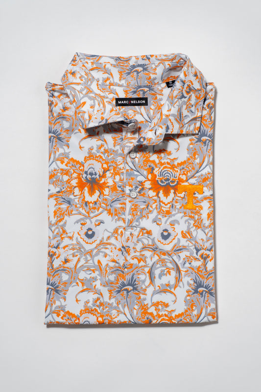 UT Damask Floral Golf Polo