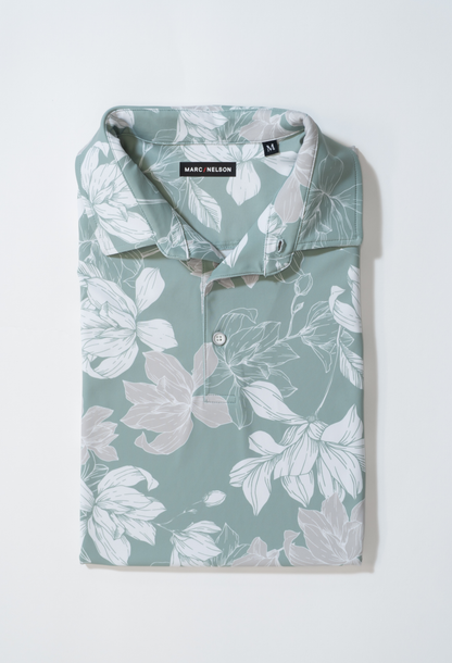 Sage Lily Golf Polo