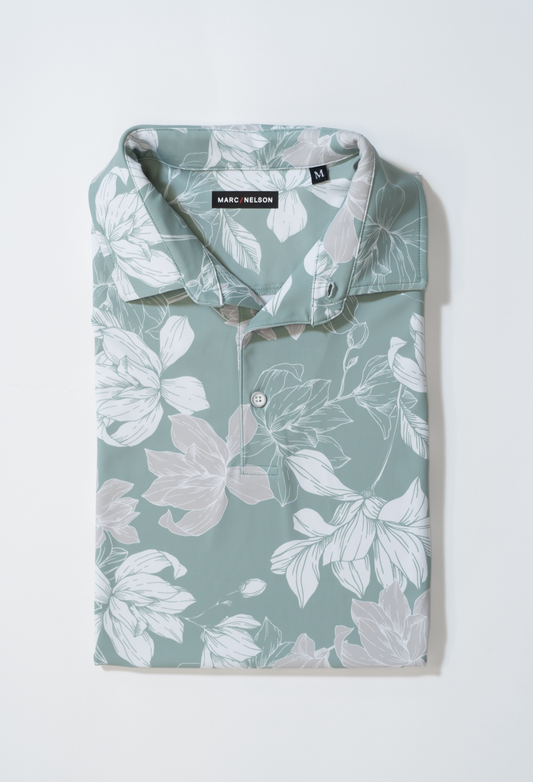 Sage Lily Golf Polo