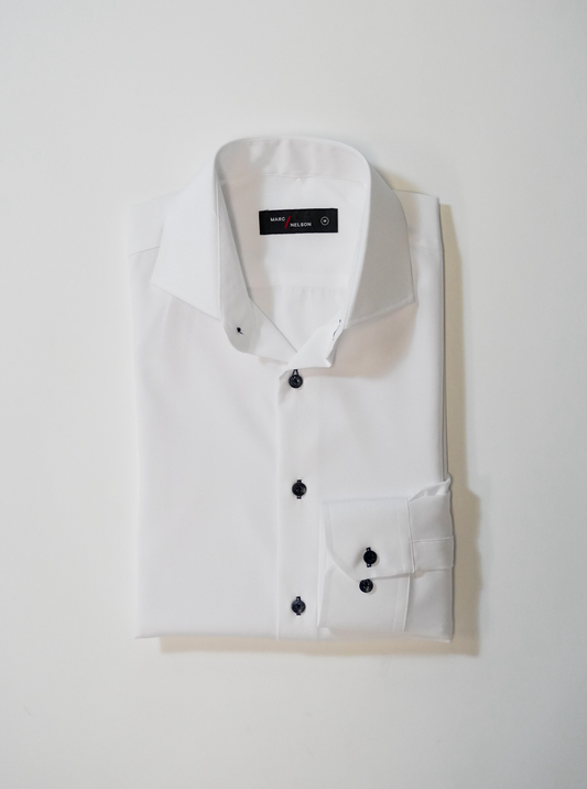 Marc Nelson Sport Shirt White