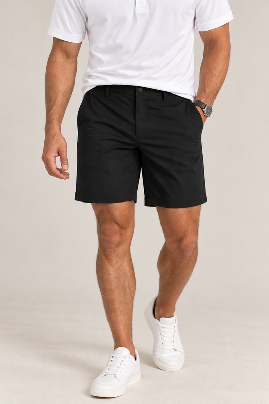 The George Hybrid Short 7" Black