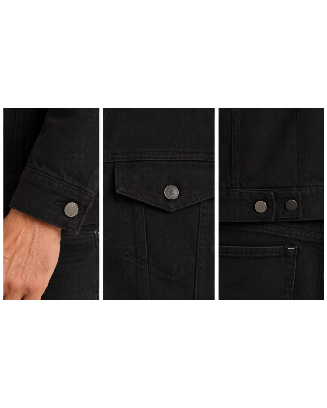 The Jack Trucker Jacket Black