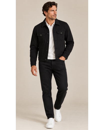The Jack Trucker Jacket Black