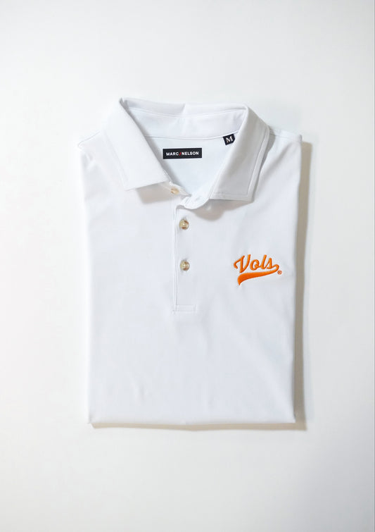 Vols White Golf Polo