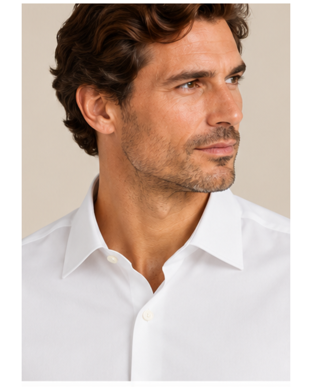 Marc Nelson Dress Shirt  - White