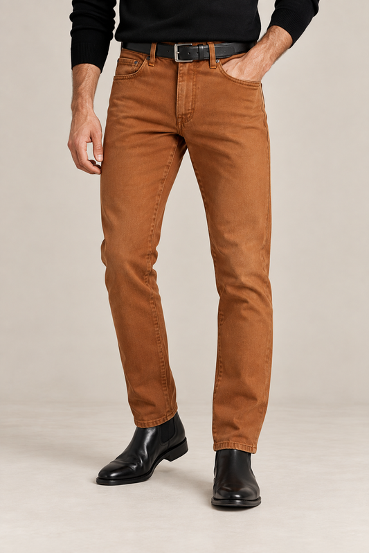 The Nelson Whiskey Stained Denim