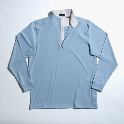 Performance Quarter Zip Fog Blue