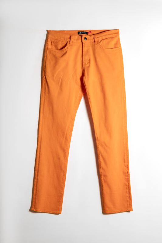 The Nelson Orange Wash Denim