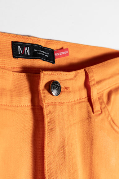 Orange Wash Stretch Slim Denim Nelson | Marc Nelson Denim Orange Wash Stretch Slim Denim Nelson | Marc Nelson Denim
