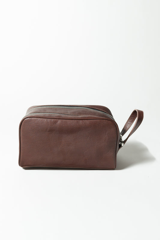 The Mahogany Dopp Kit