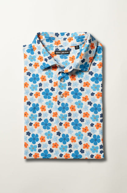 Birdie Blooms Golf Polo