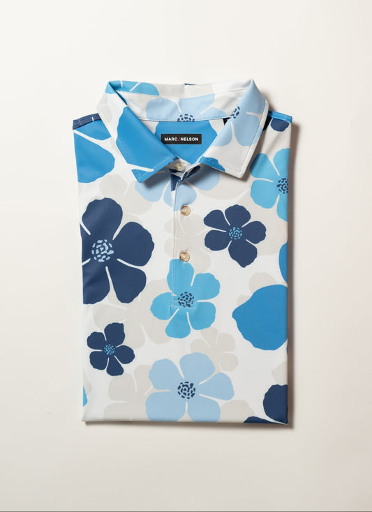 Fore Flowers Golf Polo