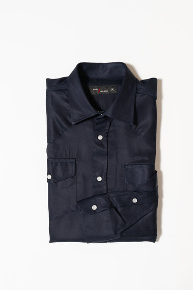 Tencel Western Pearl Snap Shirt | Marc Nelson Denim