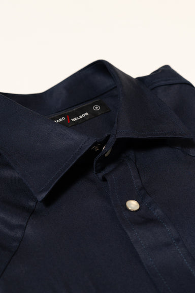 Tencel Western Pearl Snap Shirt | Marc Nelson Denim