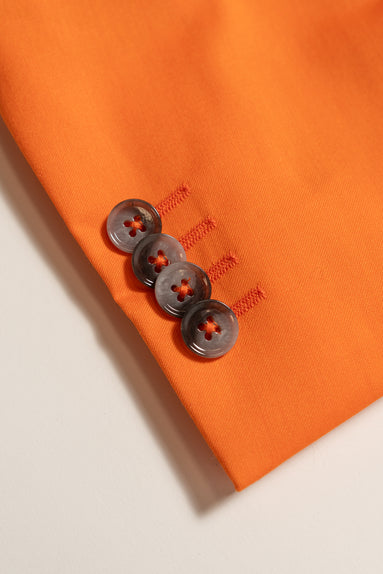 Wool Orange Game Day Blazer by Scabal | Marc Nelson Denim